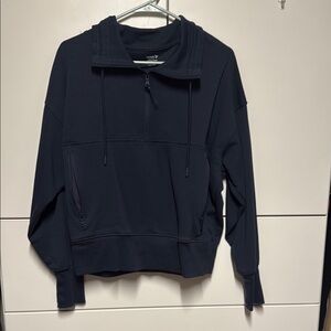 Old Navy Active Charcoal Half-Zip Pullover